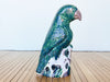 Green Ceramic Parrot