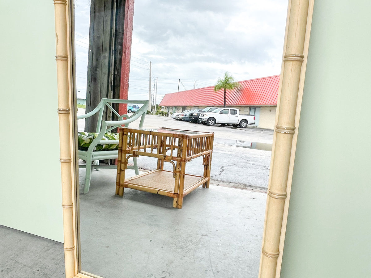 Faux Bamboo Chippendale Mirror