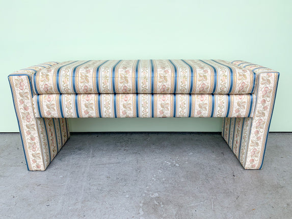 Granny Chic Upholstered Bench