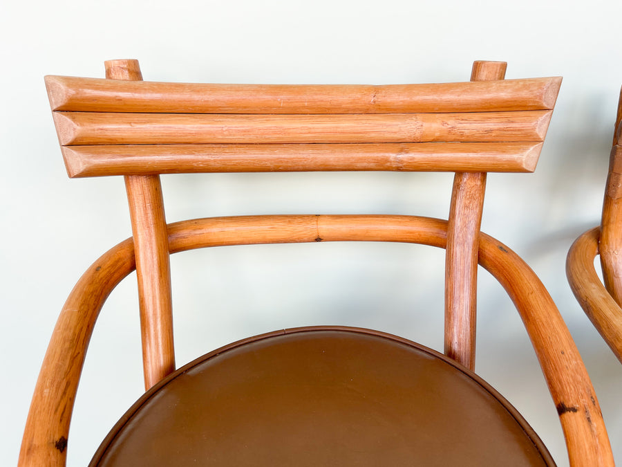 Pair of Old Florida Style Bar Stools