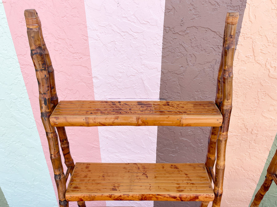 Pair of Tortoiseshell Etageres