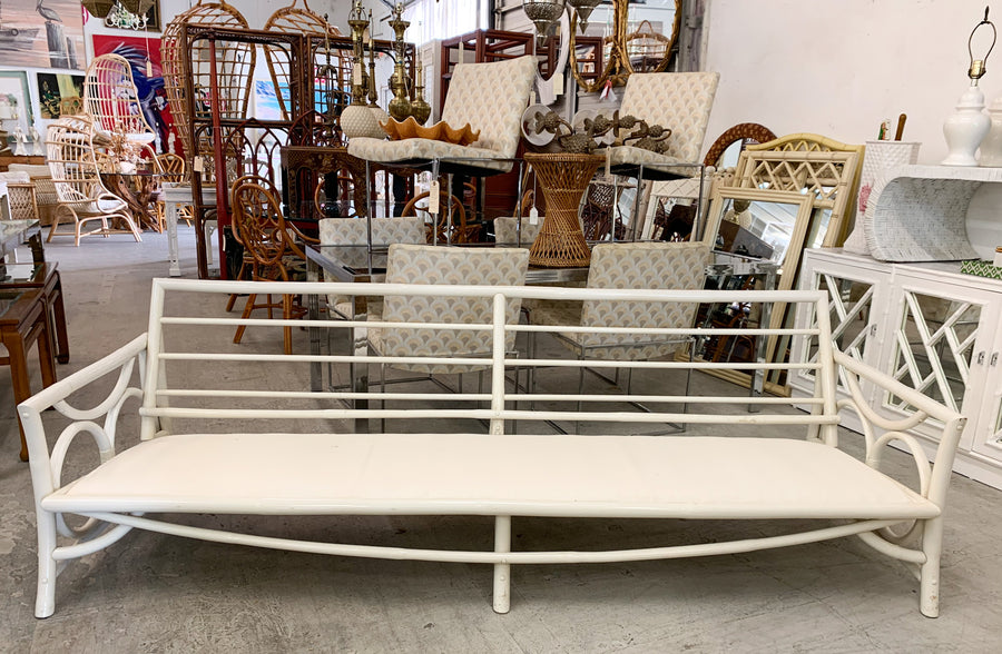 50’s Chic Circle Rattan Sofa