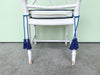 Set of Four Faux Bamboo and Cane Chairs