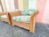 Pair of Island Chic Wicker Lounge Chairs