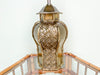 Faux Bamboo Brass Pagoda Lamp