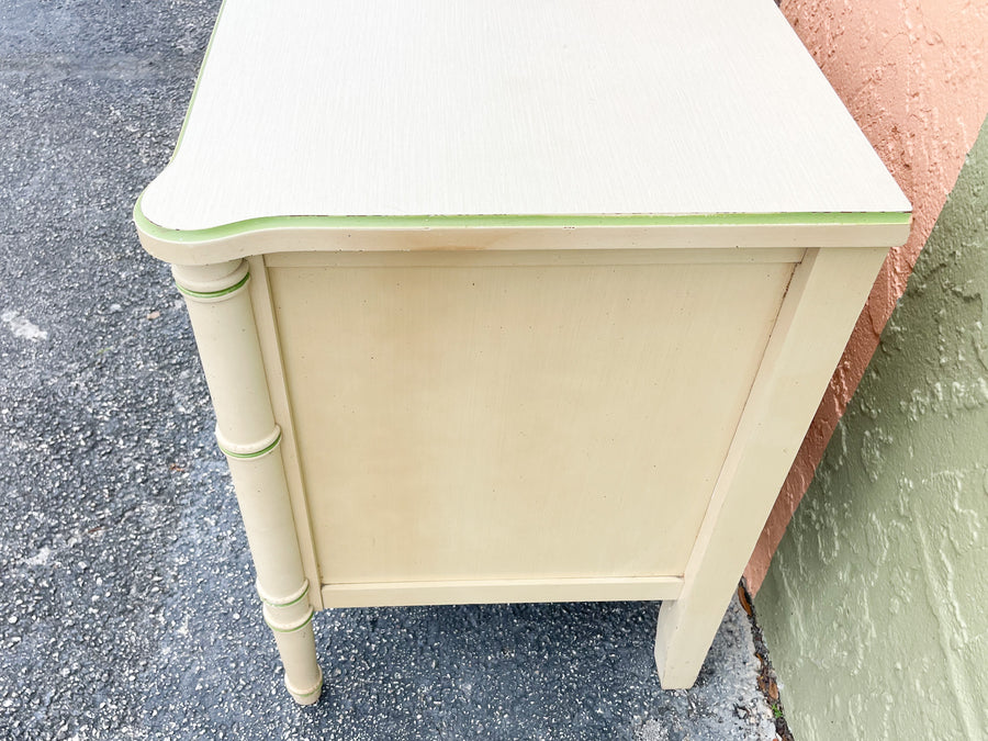Pair of Faux Bamboo Nightstands