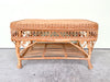 Fiddlehead Wicker Coffee Table