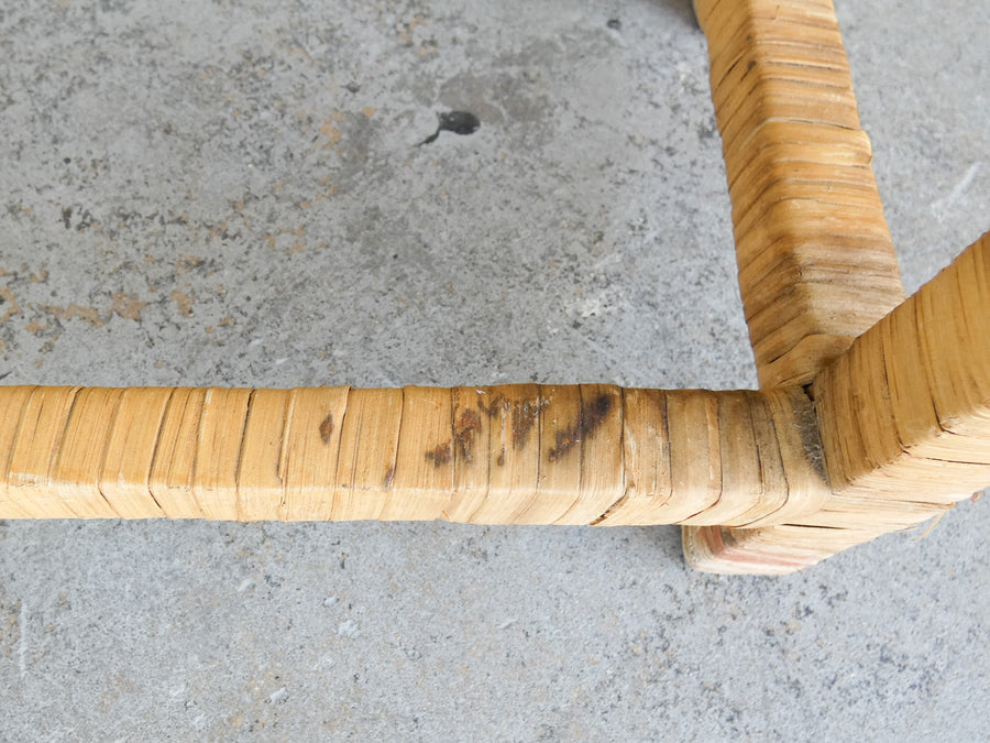 Warehouse Wednesday: Set of Three Buri Rattan Nesting Tables