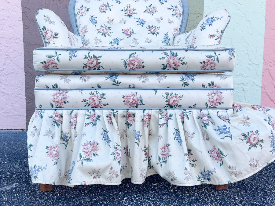 Upholstered Sweetheart Chair