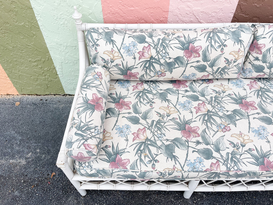 Palm Beach Chic Ficks Reed Rattan Sofa