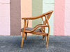 Cute Pagoda Style Rattan Accent Chair
