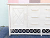 Chippendale Rattan Ficks Reed Credenza