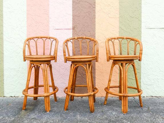 Set of Three Island Style Bar Stools