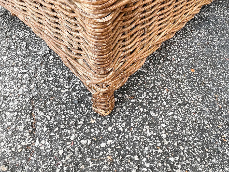 Pair of Rattan Chaises