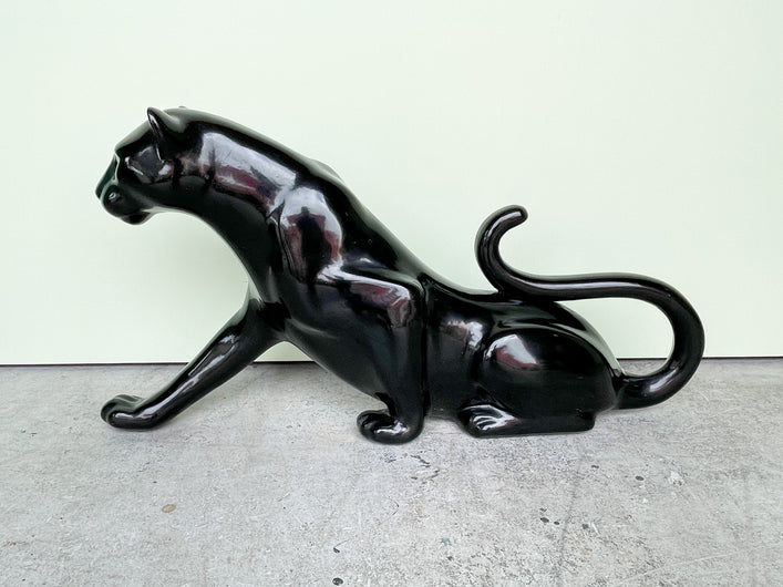 Large Old Florida Ceramic Panther