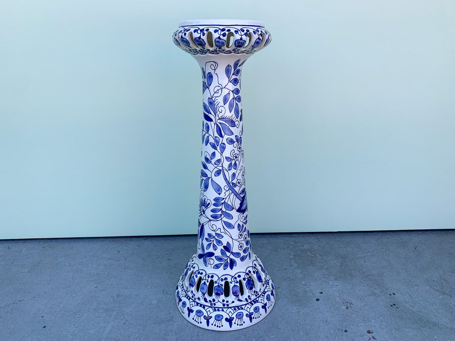 Amazing Blue and White Ceramic Planter
