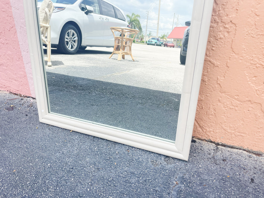 Ficks Reed Rattan Lattice Mirror