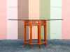 Tortoiseshell Brighton Style Rattan Dining Table