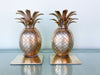 Brass Pineapple Bookends