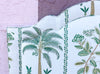 Tropical Palms Upholstered Queen Headboard