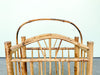 Tortoiseshell Rattan Magazine Rack