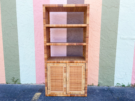 Rattan Wrapped Cabinet