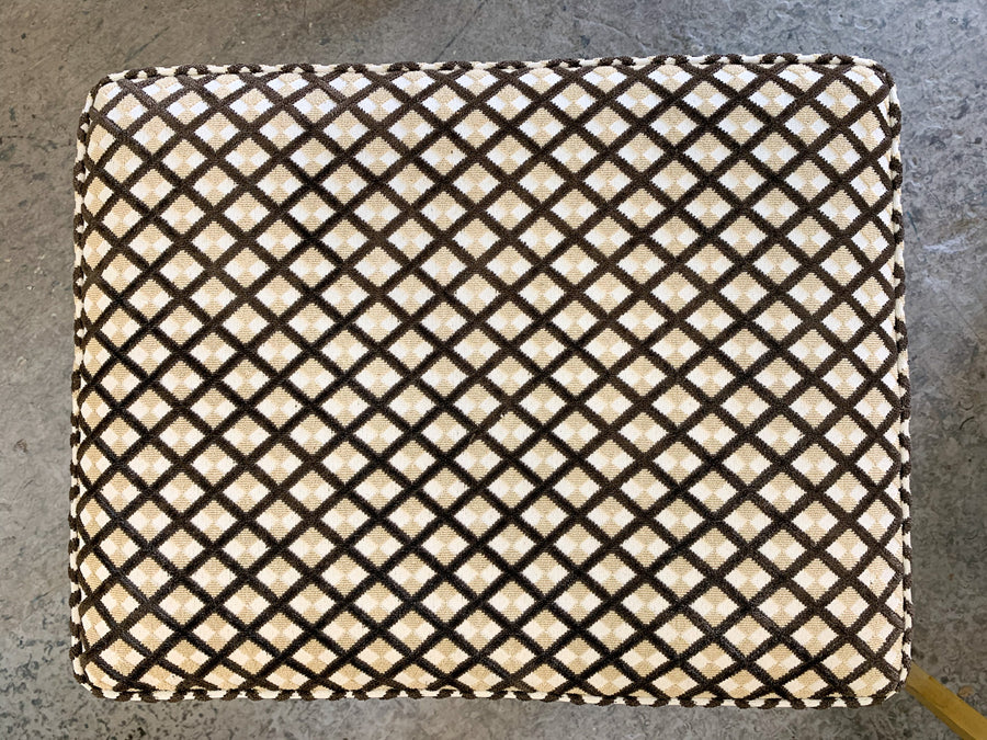 Pair of Upholstered X Benches