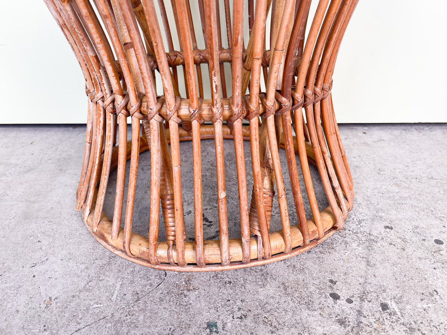 Albini Style Rattan Side Table