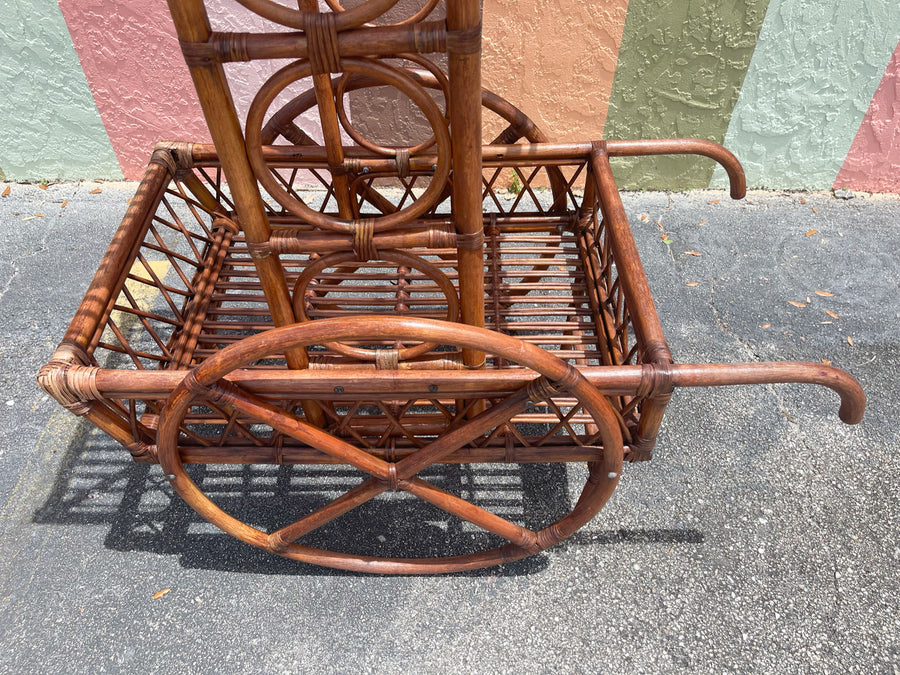 Palm Beach Chic Rattan Rickshaw