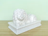 Italian Ceramic Lion Trinket Box