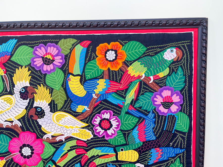 Warehouse Wednesday Sale: Handmade Tropical Bird Tapestry