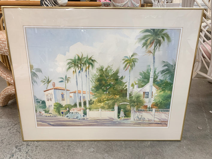 Palm Beach Scene by Norman Scofield