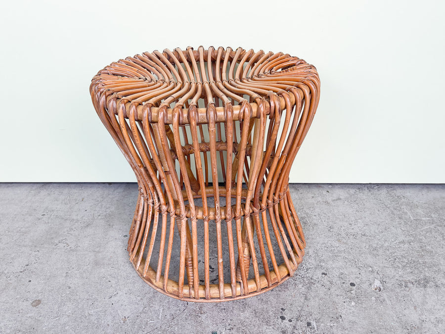 Albini Style Rattan Side Table