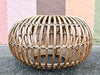 Pair of Albini Style Rattan Ottomans