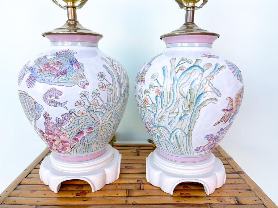 Pair of Under the Sea Lamps
