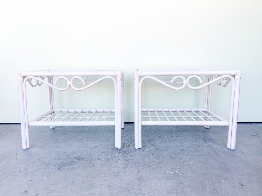 Warehouse Wednesday: Pair of Island Whimsy Side Tables
