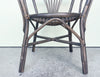 Sunburst Back Rattan Chair