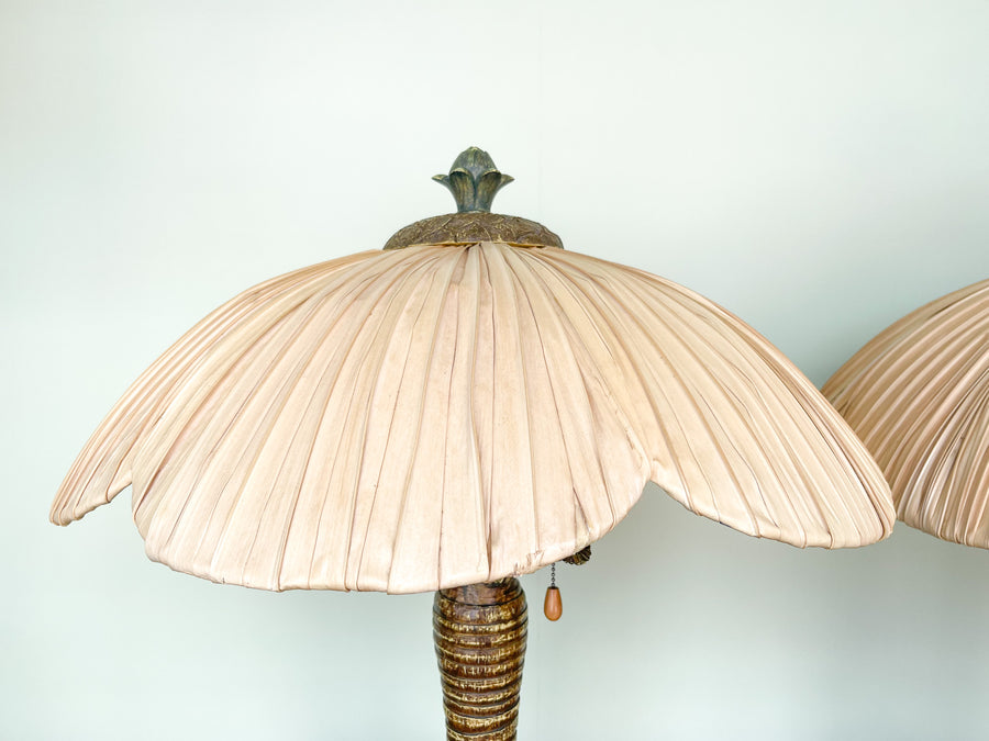 Pair of Palm Chic Lamps
