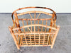 Tortoiseshell Rattan Magazine Rack