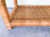 Rattan Wrapped Coffee Table