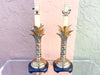 Pair of Brass Palm Tree Lamps