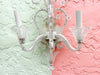 Warehouse Wednesday Sale: Pair of Crystal Wall Sconces