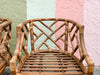 Chippendale Rattan Dining Table and Chairs