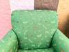 Pair of Green Butterfly Upholstered Chairs