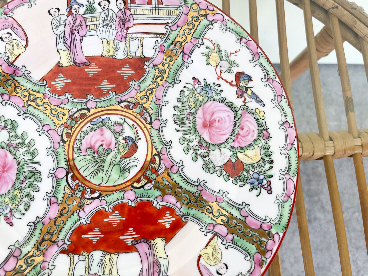 Rose Medallion Style Plate