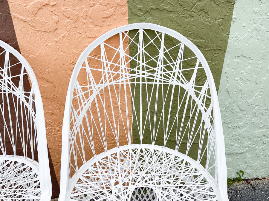 Pair of Webspun Side Chairs