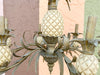 Tole Pineapple Chandelier