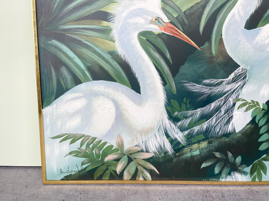 Pair of Herons Original Art