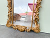 Hollywood Regency Gold Flower Mirror