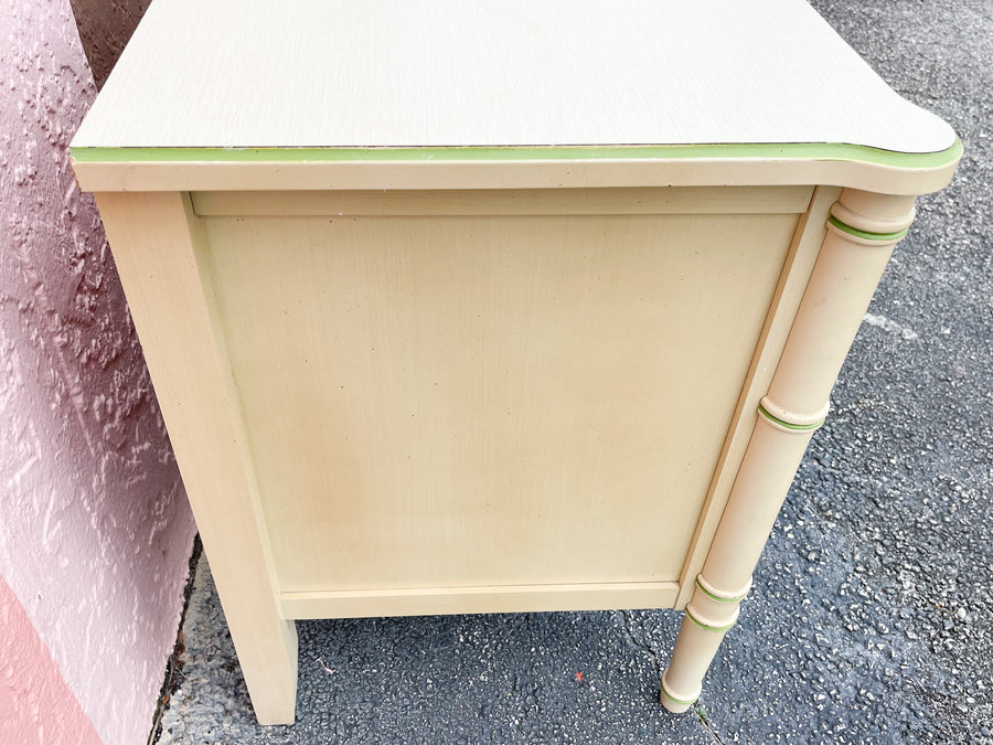 Pair of Faux Bamboo Nightstands